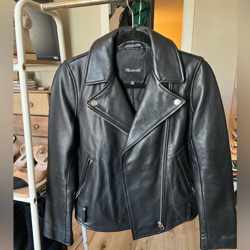 Madewell Black Leather Jacket
